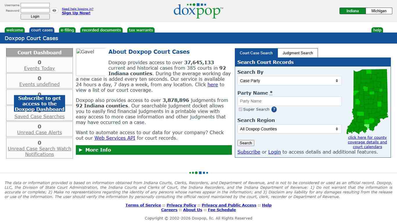 Doxpop Court Cases