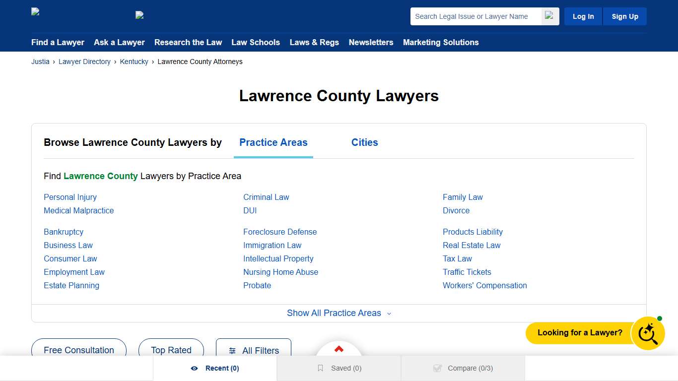Best Lawyers in Lawrence County, KY Justia Lawyer Directory